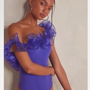 Free People Intimately Ruffle Bodysuit